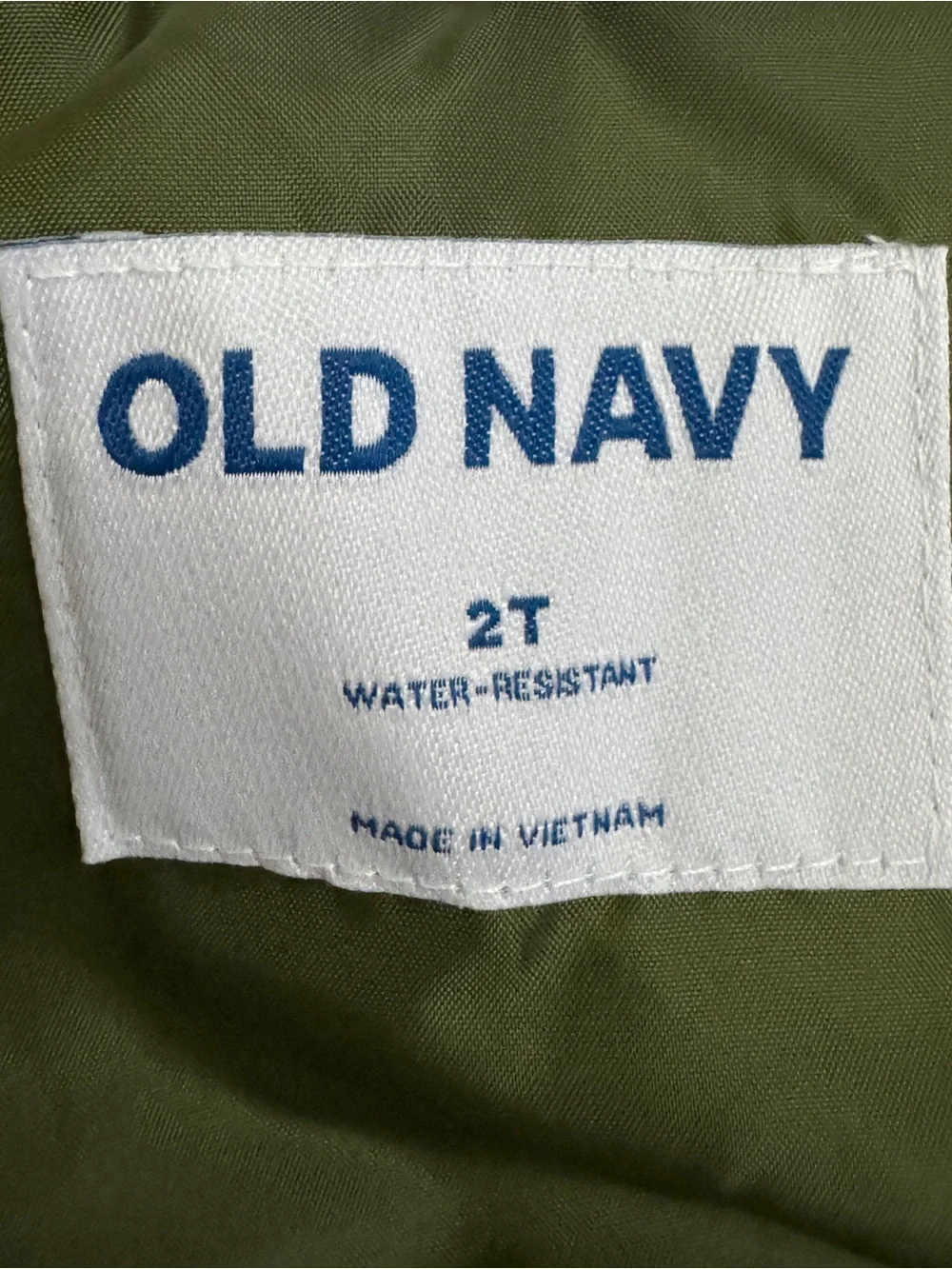 NWT Old Navy Toddler Kids Hooded Puffer Vest Green Sz 2T (33-36
